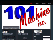 Tablet Screenshot of 101machine.com